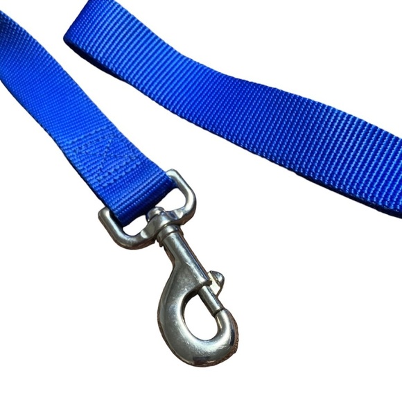 1” Reinforced Walking Lease in Blue, [46” Length] - Picture 3 of 4